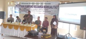 Babinsa Tanjung Berlian Hadiri Pelatihan Kampung Keluarga Berkualitas