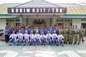 Kasdim 0317/TBK Pimpin Upacara 17-an, Prajurit Diingatkan Kuasai Teknologi Modern