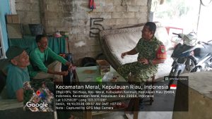 Babinsa Sungai Raya Sosialisasikan Penerimaan Prajurit TNI AD kepada Warga