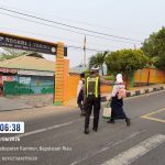 Satlantas Polres Karimun Gelar Strong Point Pagi, Pastikan Arus Lalu Lintas Aman dan Lancar